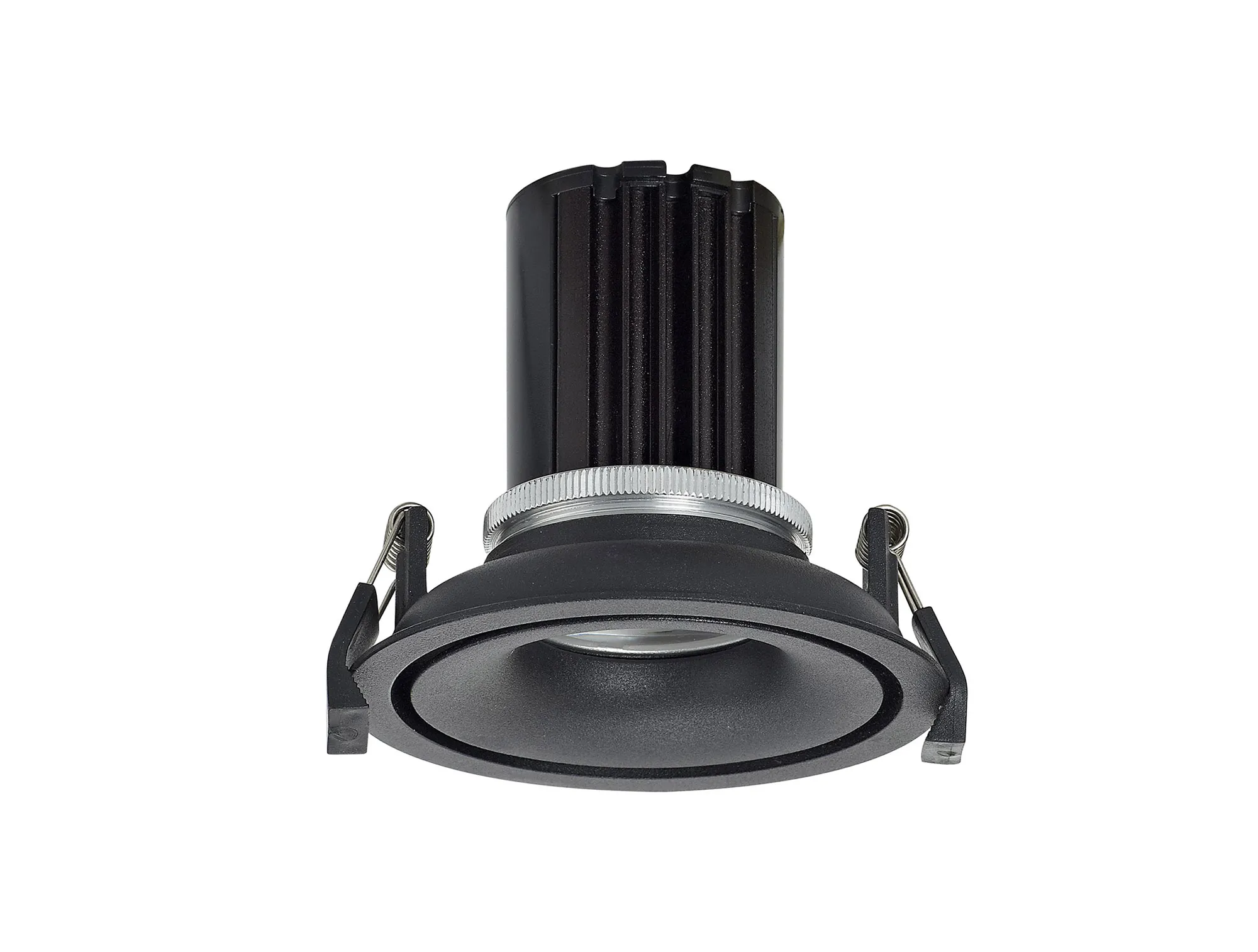 Bolor 10 Tridonic Powered 10W 4000K 810lm 36° CRI>90 LED Engine Black/Black Fixed Recessed Spotlight, IP20 DM201062  Dlux Bolor 10